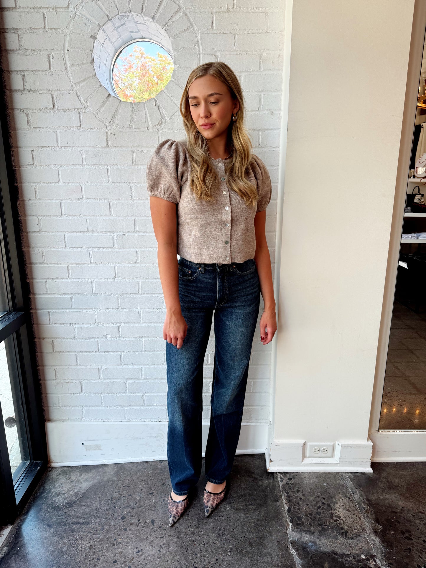 KARMINE REFINED WIDE LEG 33" JEANS