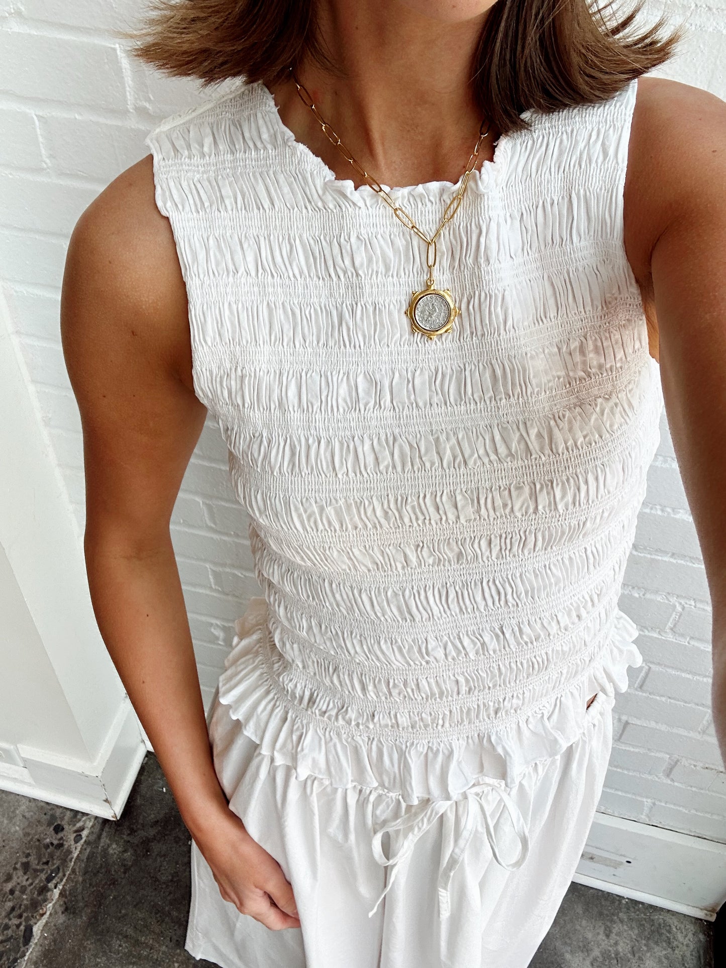 NOELLE POPLIN MAXI SKIRT