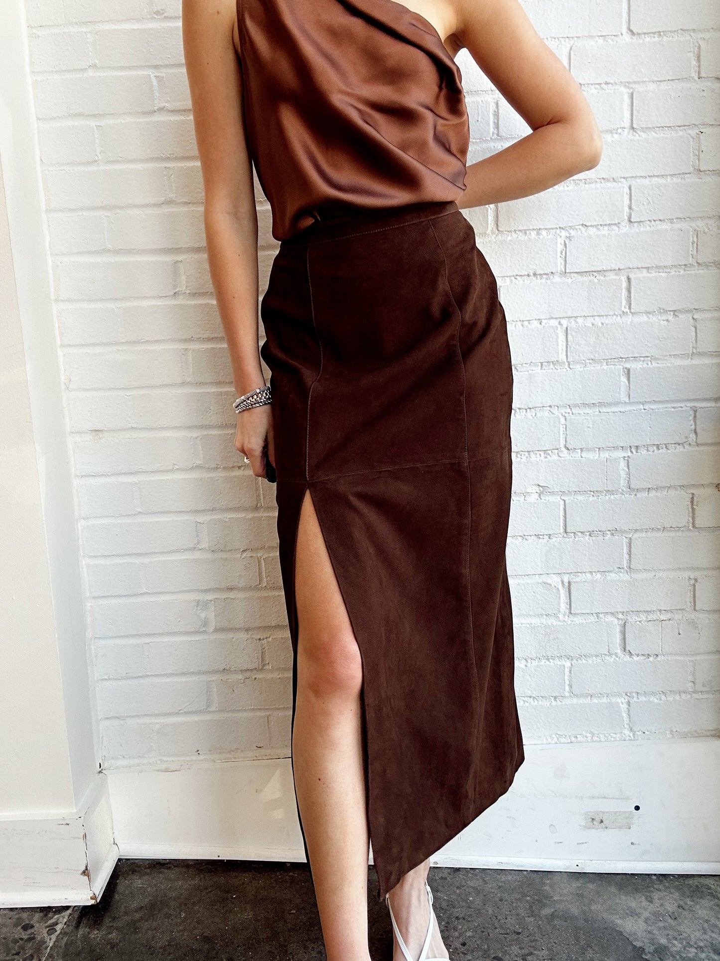 IDRIS SUEDE SKIRT