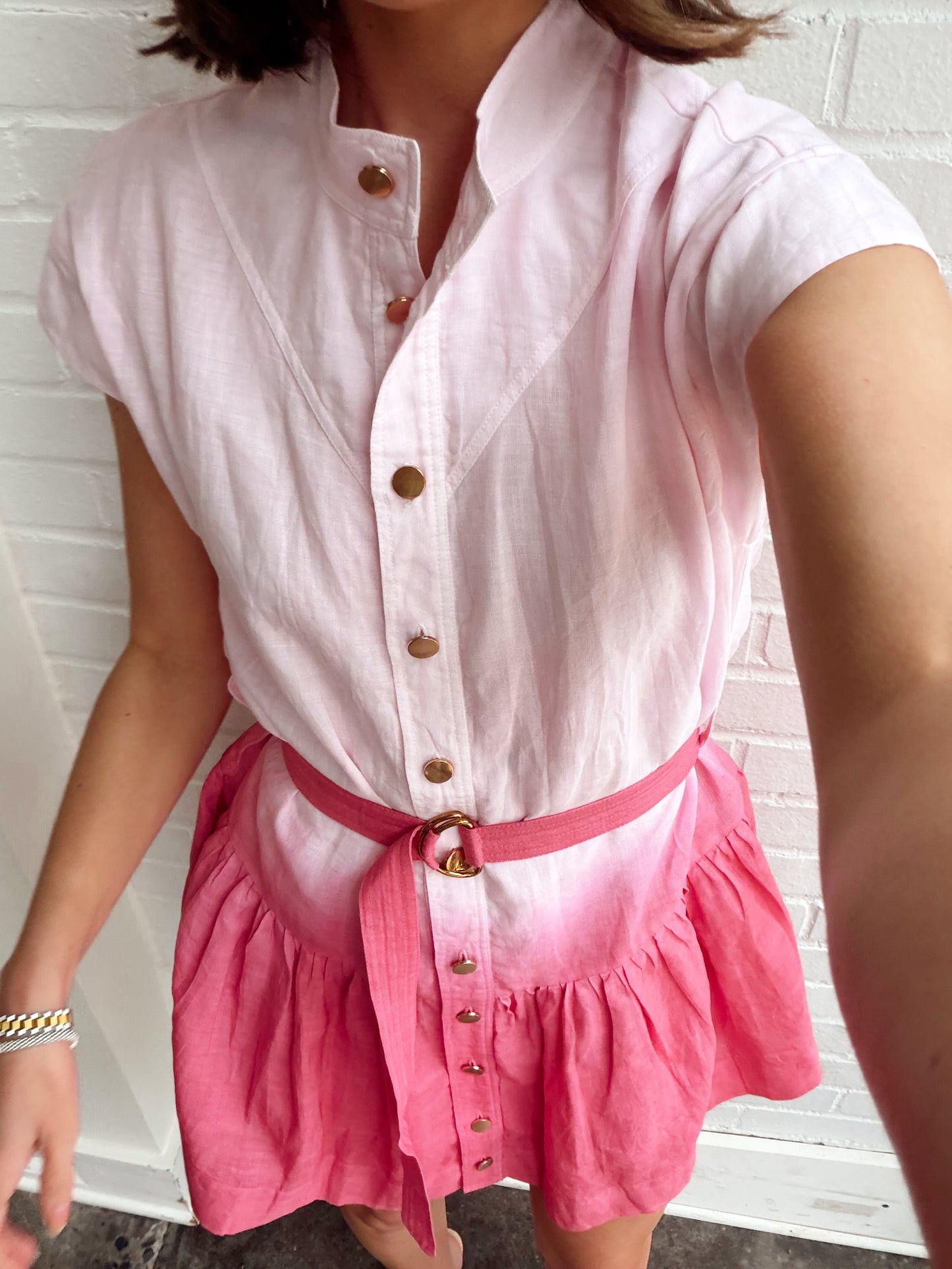 ZELLE OMBRE MINI DRESS