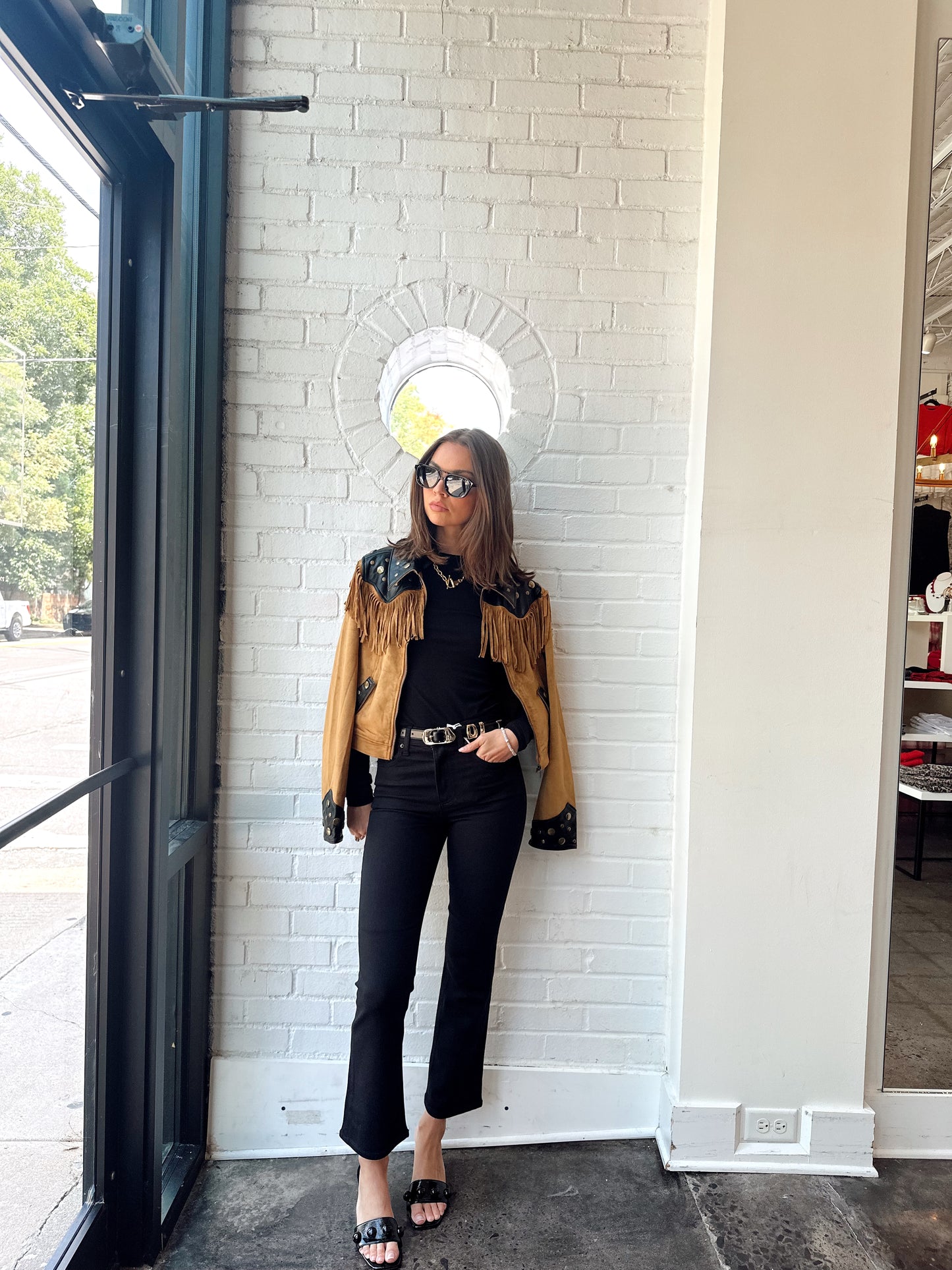 LENNON HIGH RISE CROP BOOT- NOIR