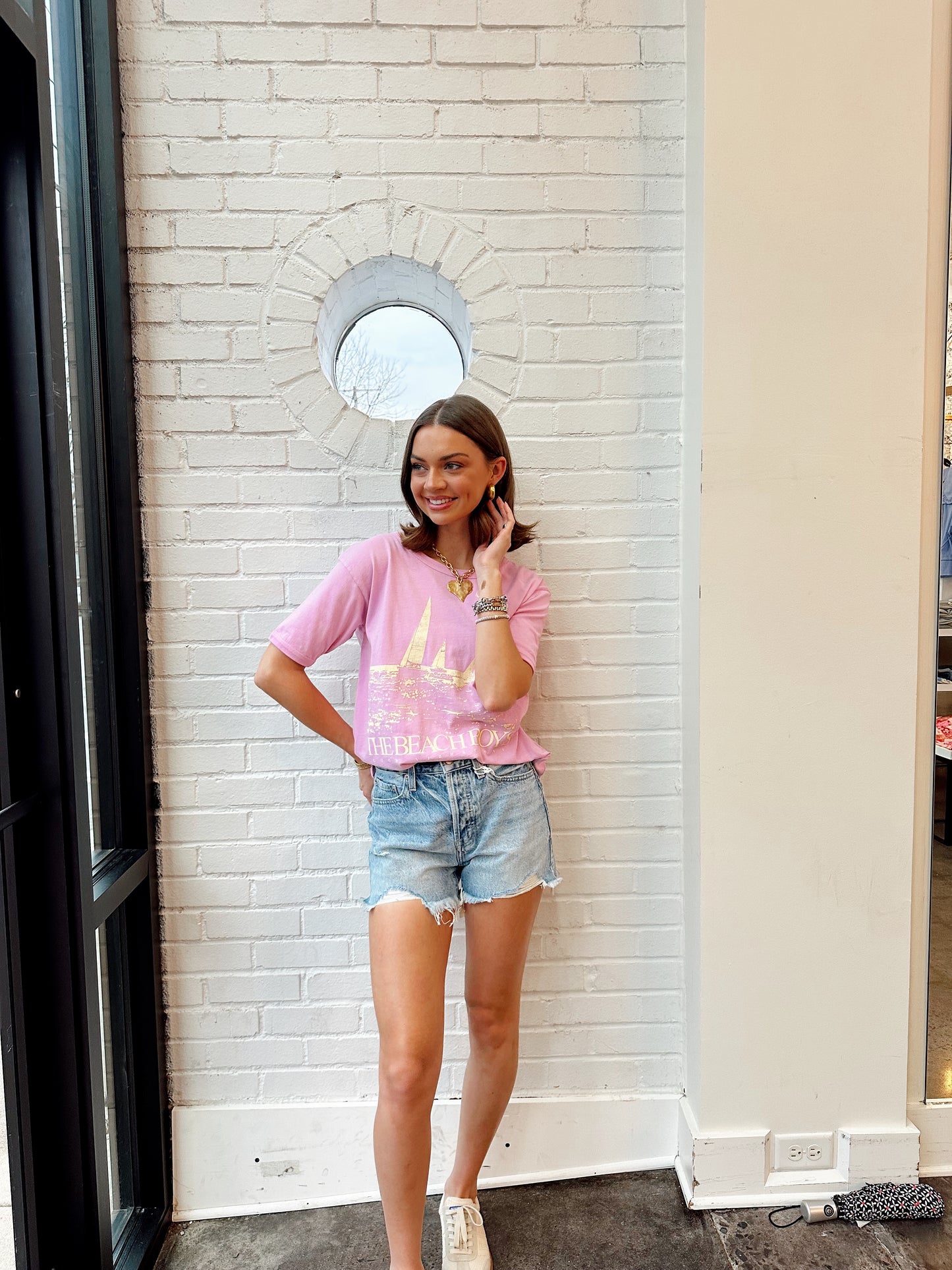 NOVA HIGH RISE CUT OFF SHORT