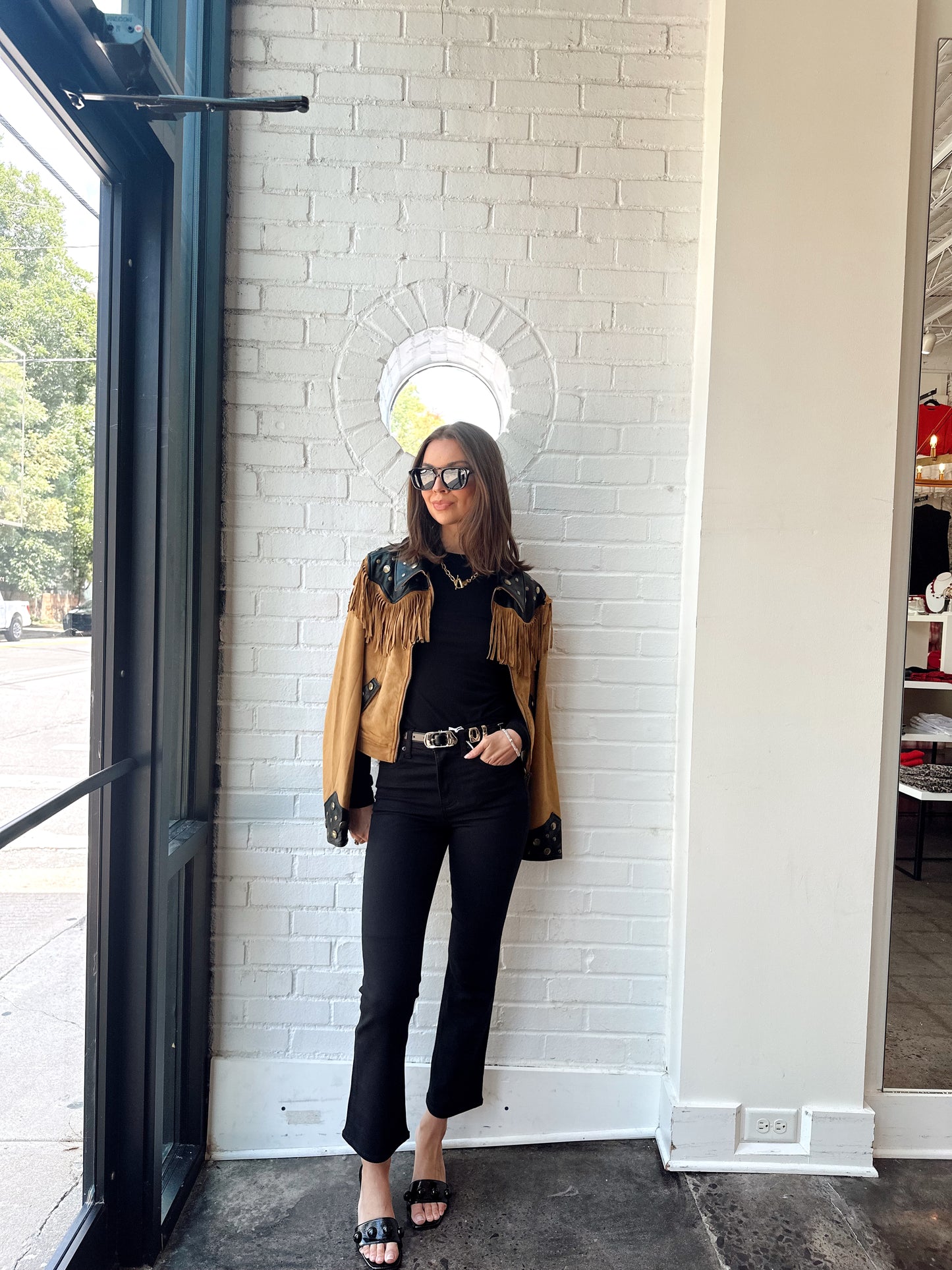 LENNON HIGH RISE CROP BOOT- NOIR