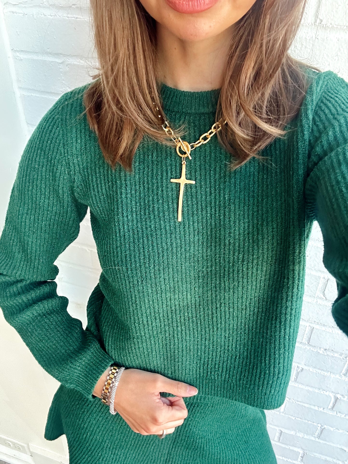 VHARI KNIT PULLOVER SWEATER