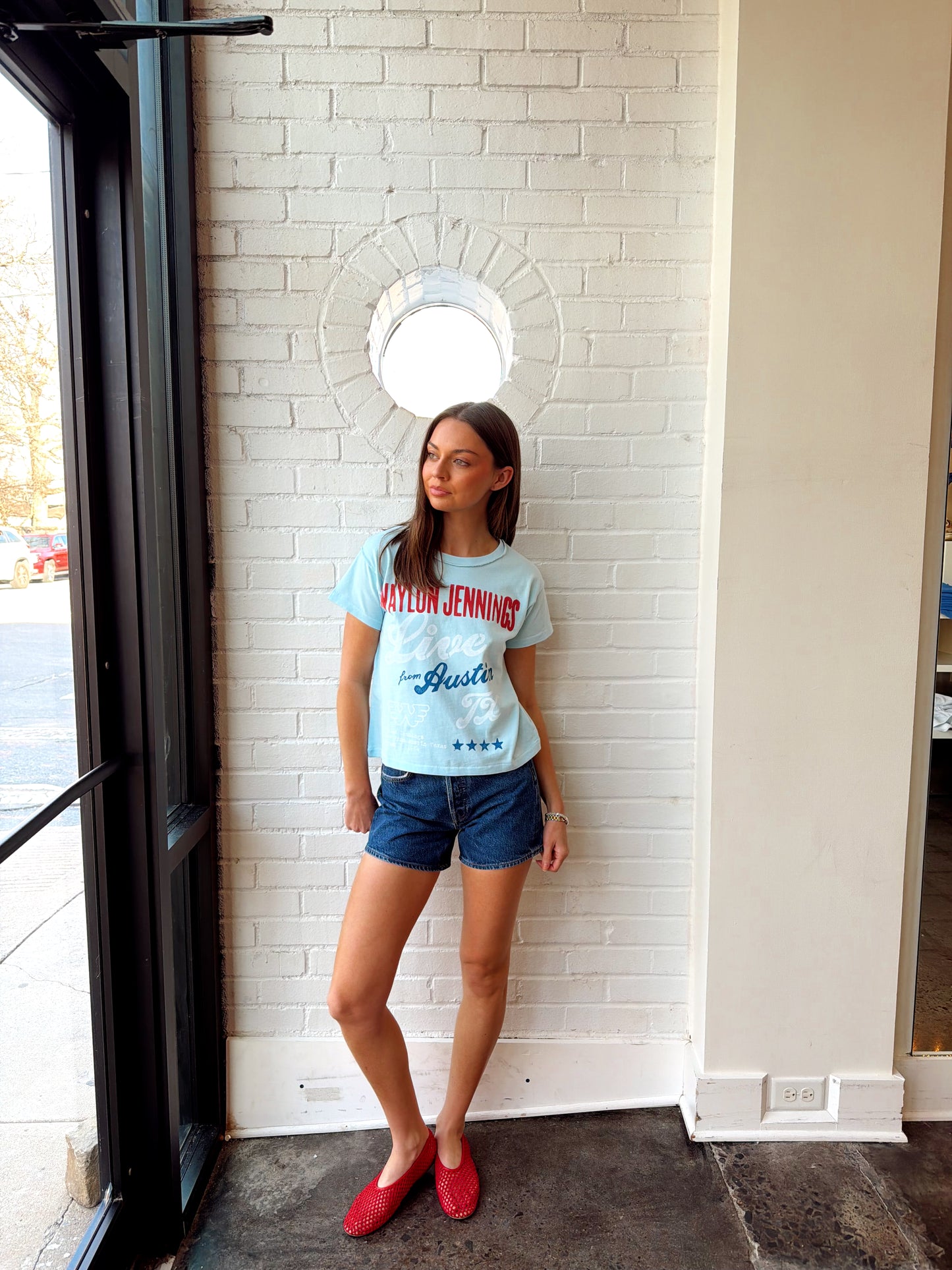 WAYLON JENNINGS LIVE FROM AUSTIN TEE