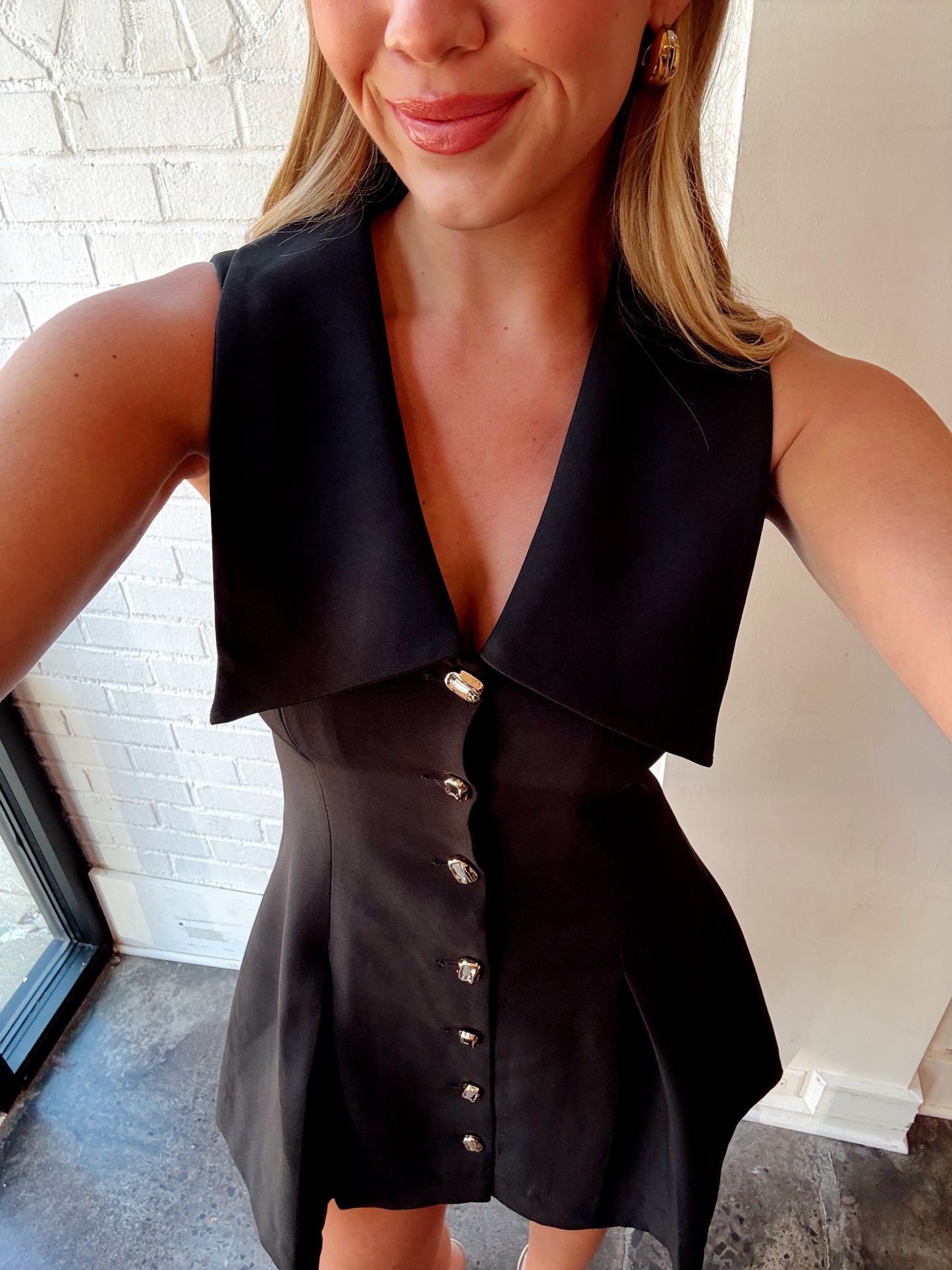 PETER PAN COLLAR MINI DRESS