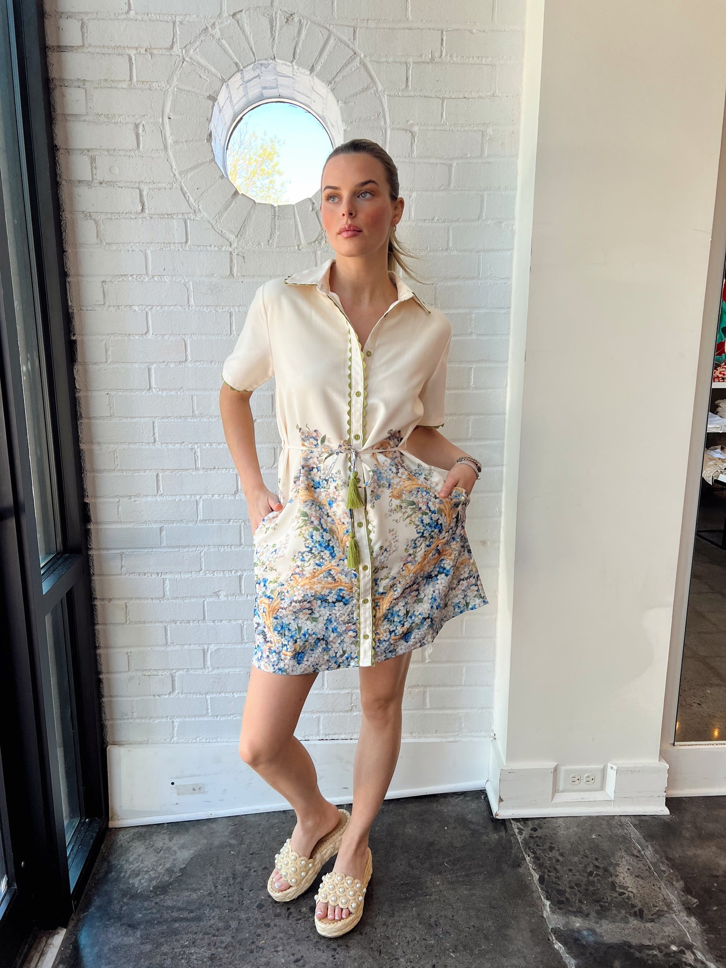 FINLEY FLORAL MINI DRESS
