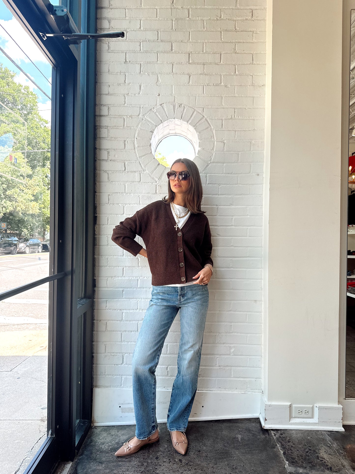 ORLA RELAXED CARDIGAN SWEATER