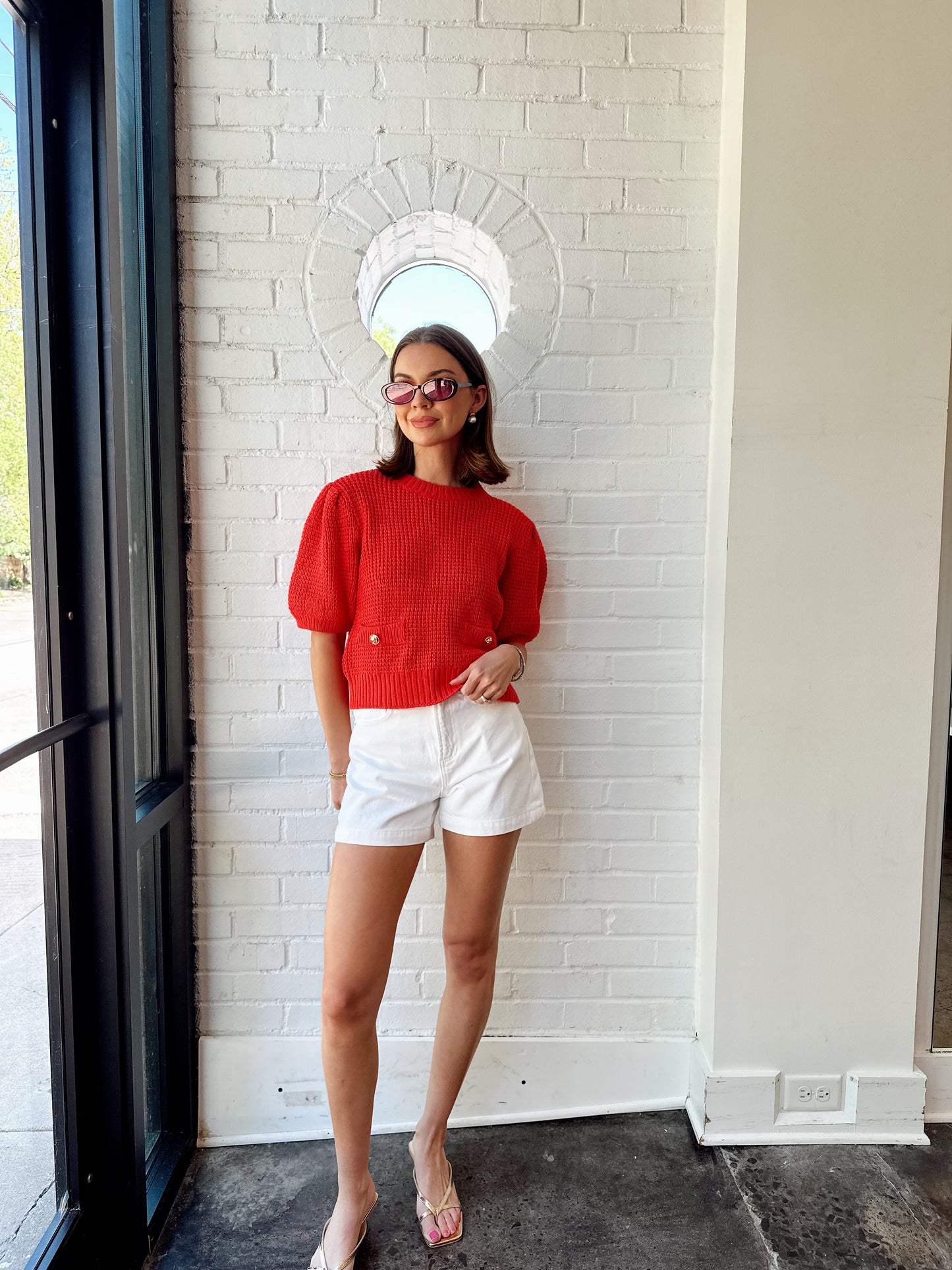 CARLIE PUFF SLEEVE SWEATER