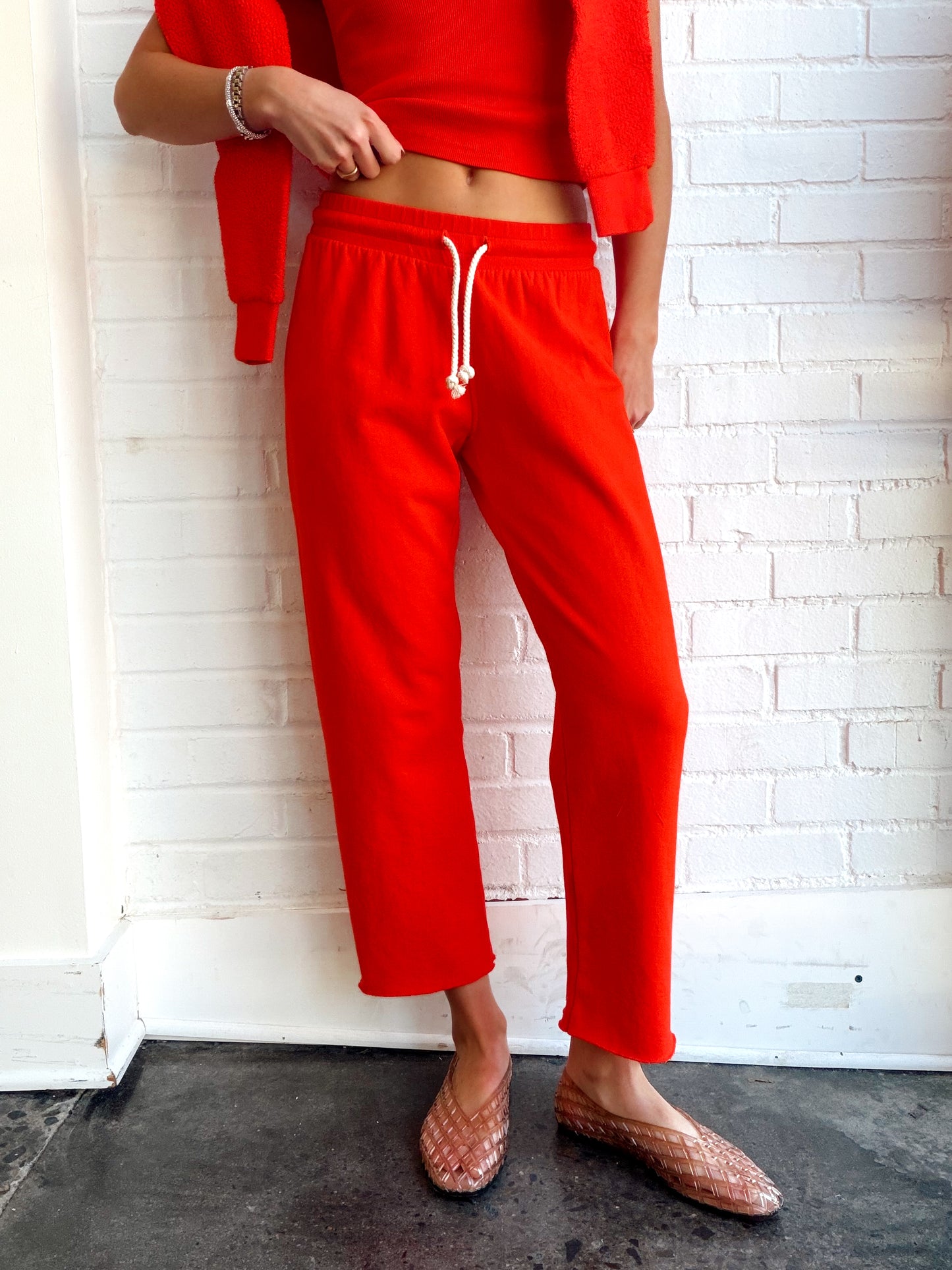 JAMAICA BEACH FLEECE CAPRI PANT