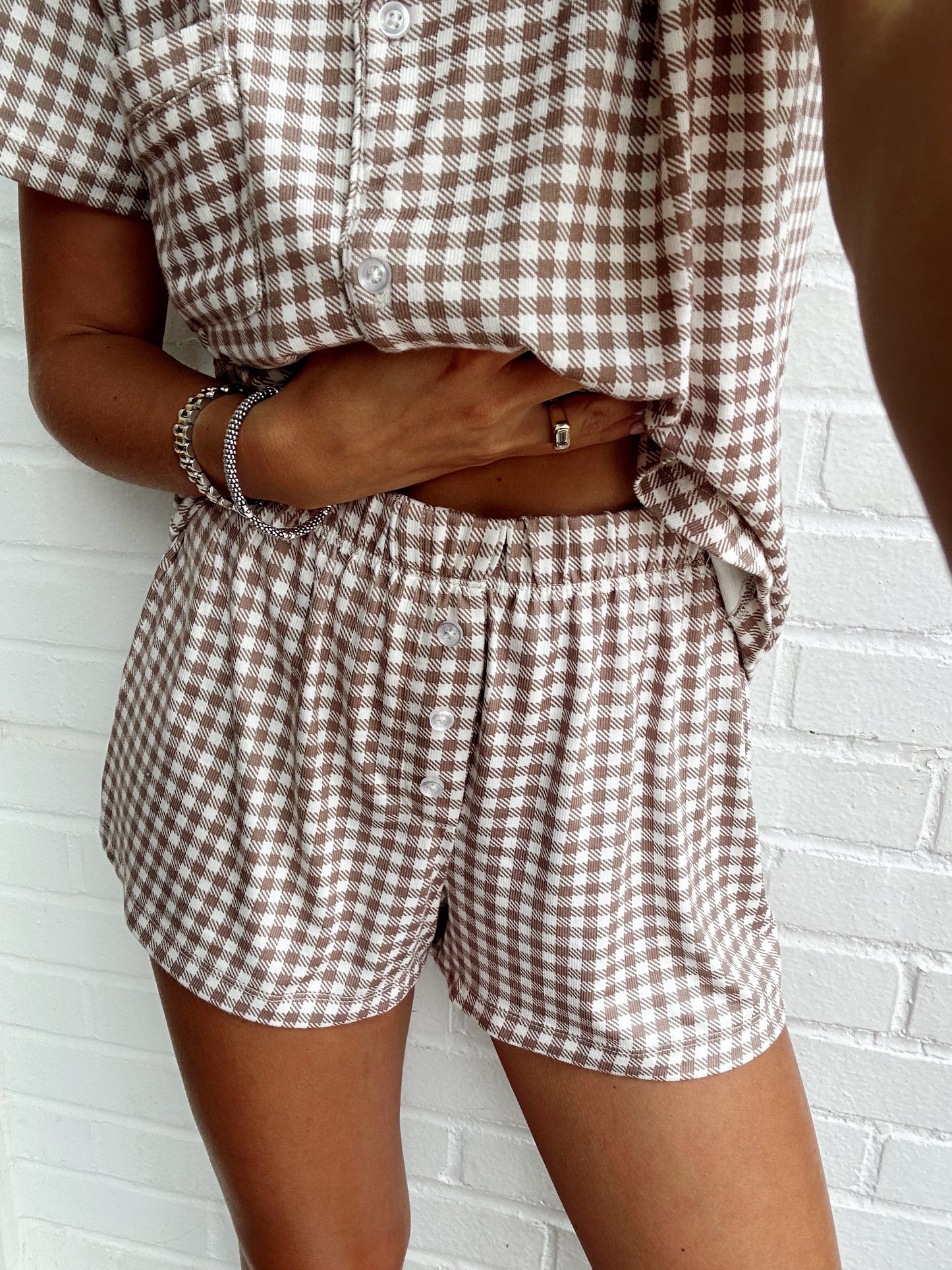 MADDIE GINGHAM SHORT