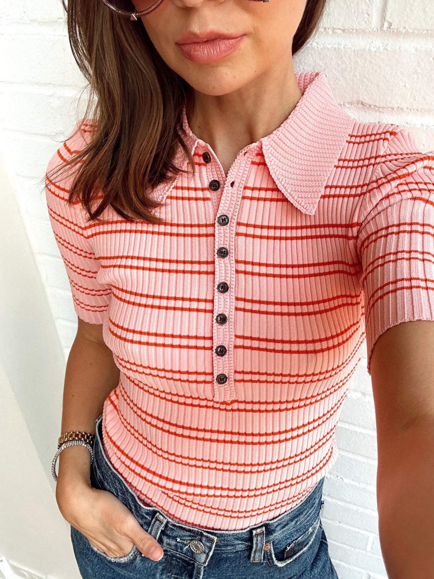 INA STRIPE TOP