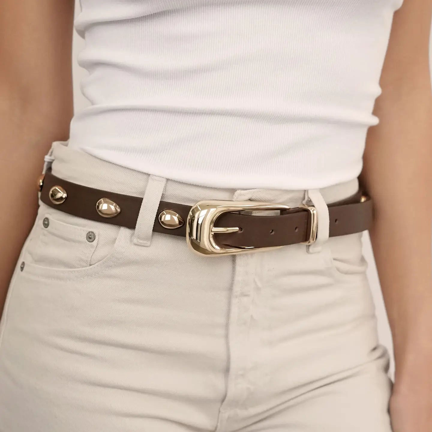 TEARDROP STUDDED BELT