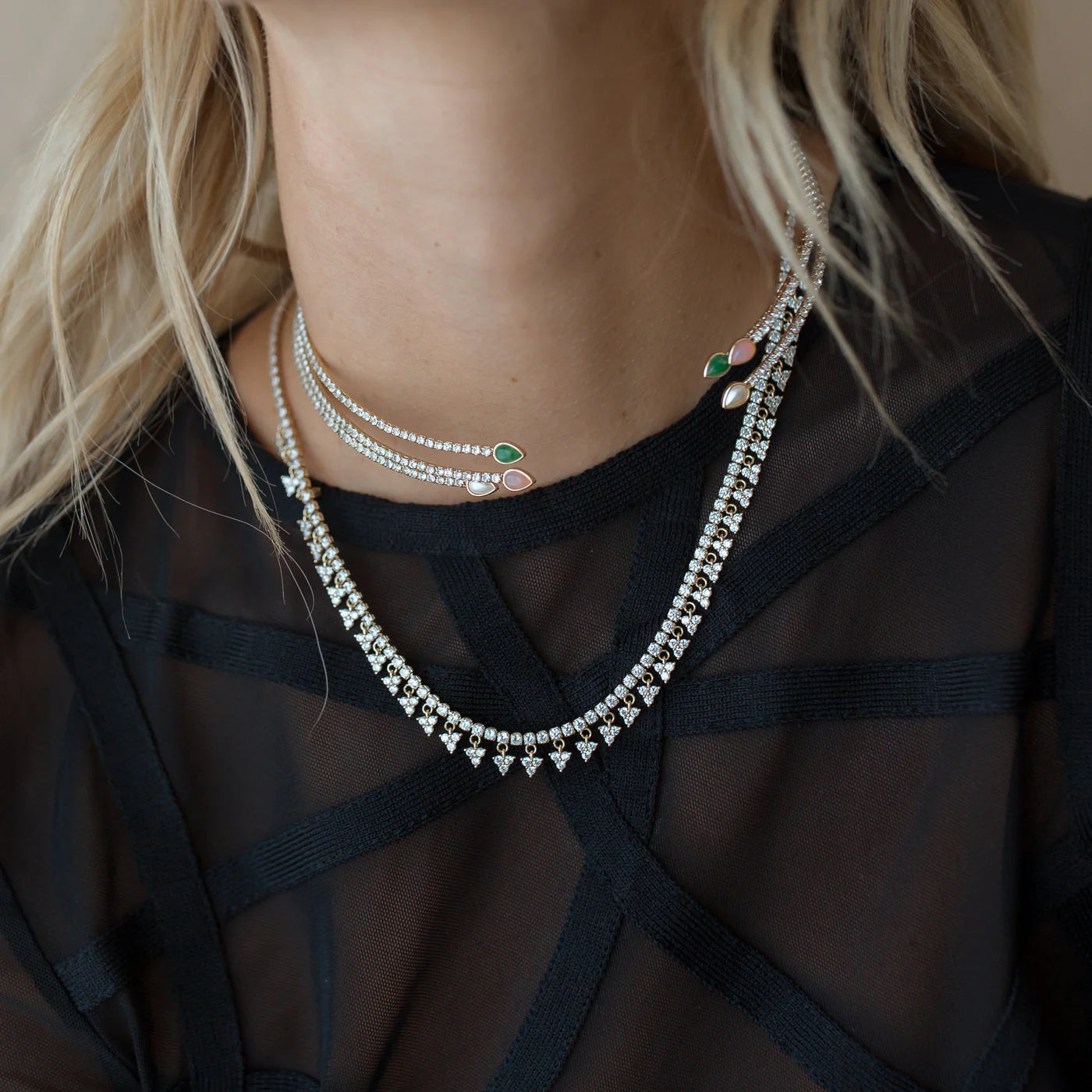 ESLEY TENNIS SHAKER CHOKER
