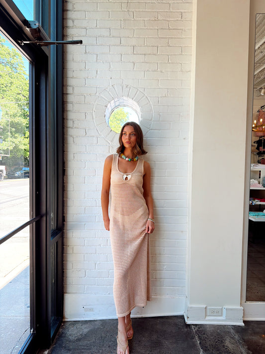 KEYHOLE TANK COVERUP DRESS