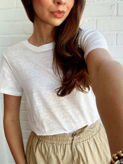 LINEN PERFECT TEE