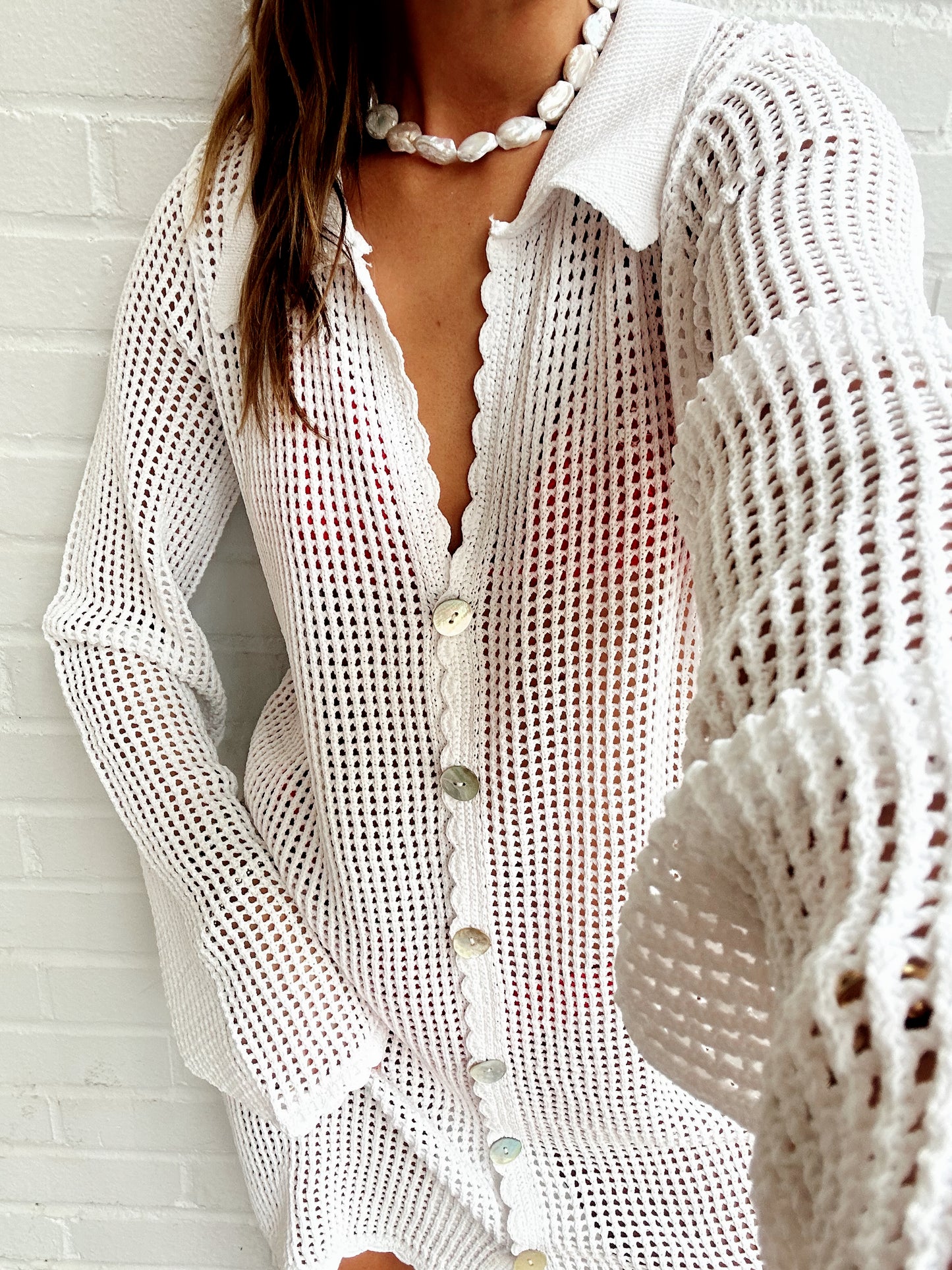 BUTTON UP COVERUP