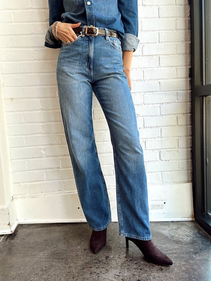 KARMINE REFINED WIDE LEG STRAIGHT