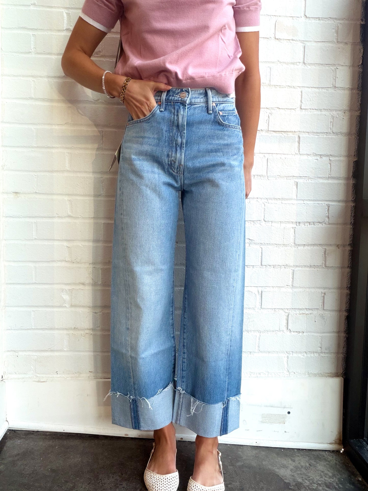 HALF-PIPE ANKLE CUFF FRAY