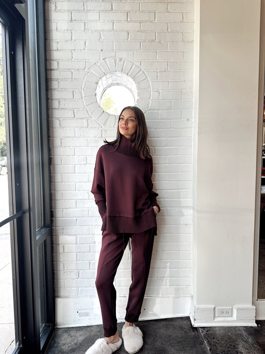 KATELYN SOFT KNIT HALF ZIP PULLOVER
