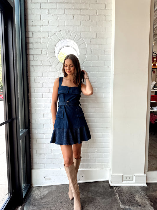 DAKOTA DENIM MINI DRESS