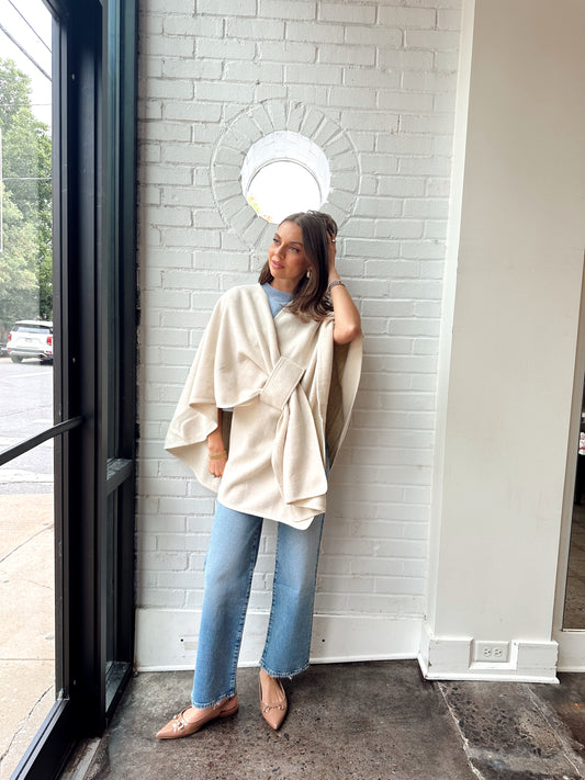 KNIT SHAWL WRAP