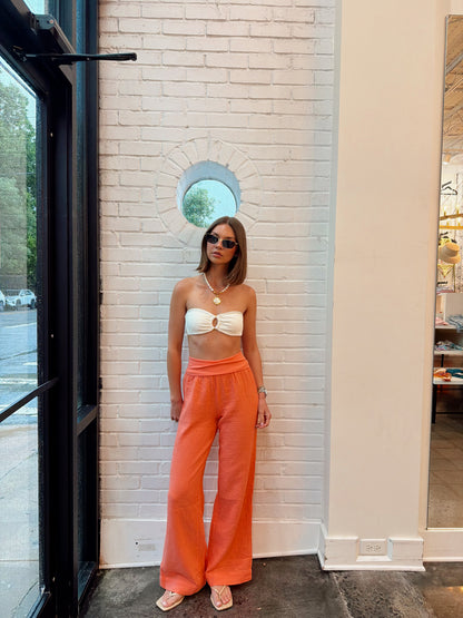 FOLDOVER WAIST BEACH PANT