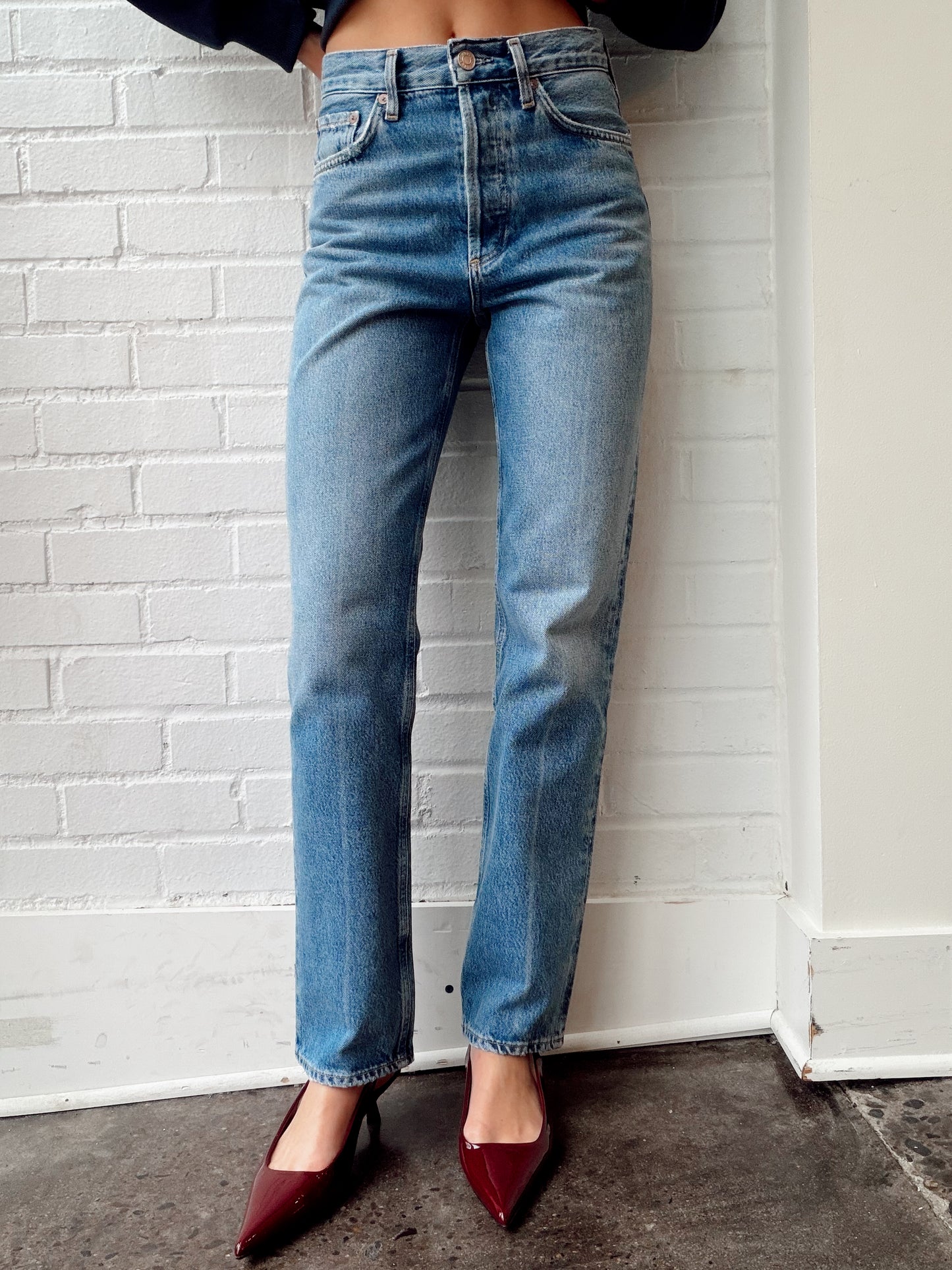 LANA HIGH RISE VINTAGE STRAIGHT - BRINK
