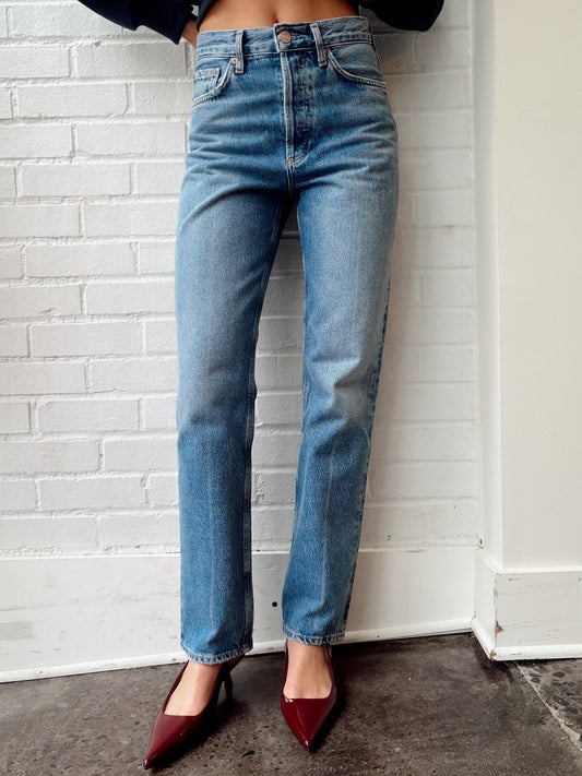 LANA HIGH RISE VINTAGE STRAIGHT - BRINK