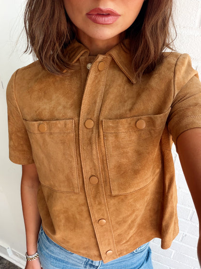 RUSTY GENUINE SUEDE SS JACKET