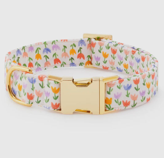 TULIP GARDEN DOG COLLAR