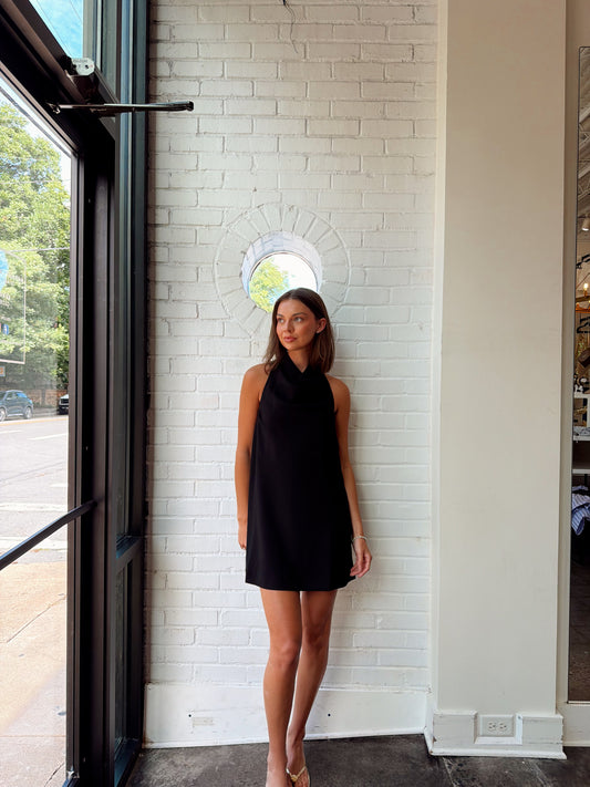 MINI HALTER DRESS