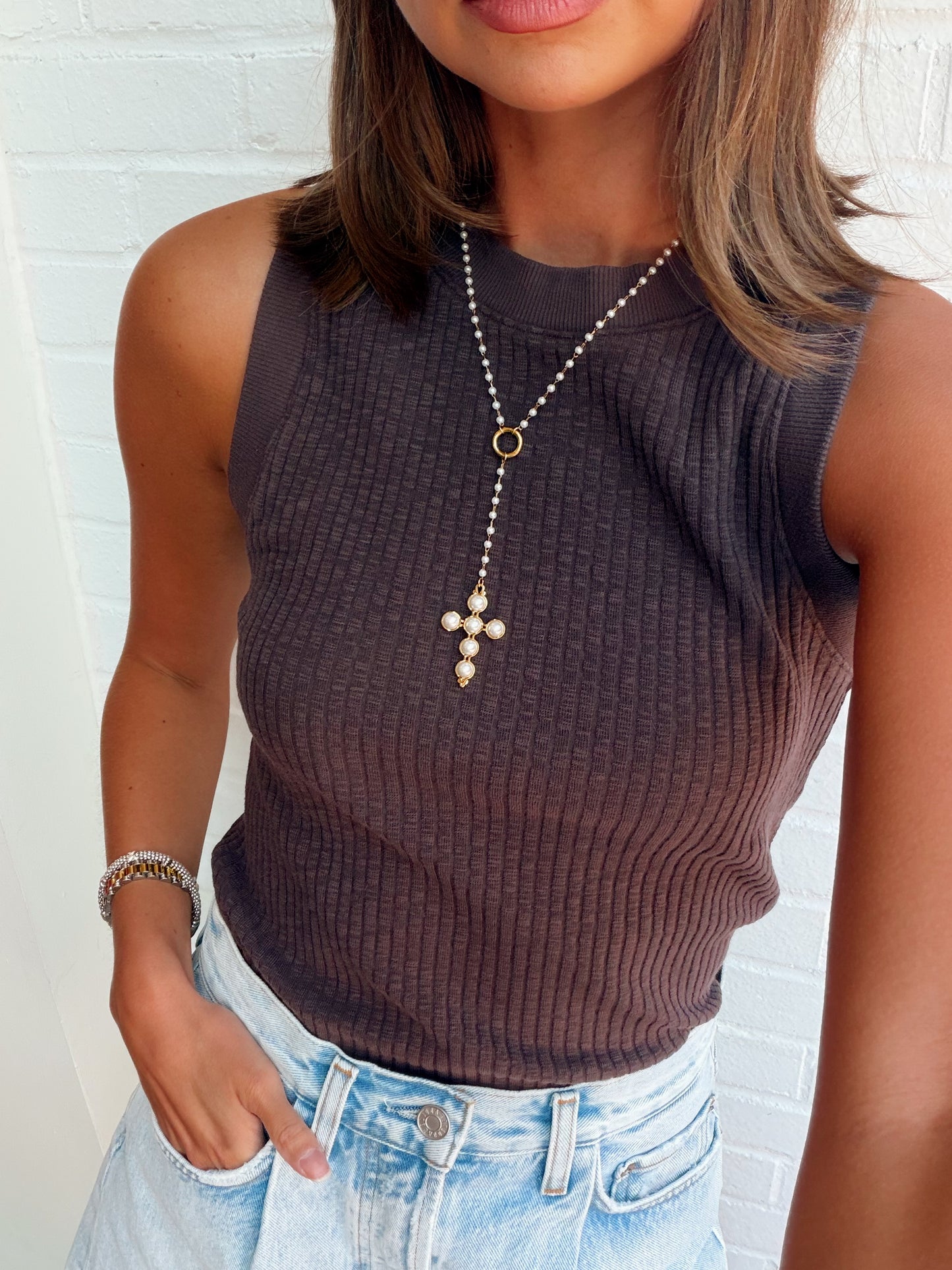 PLAYER RACER BACK RIB TANK