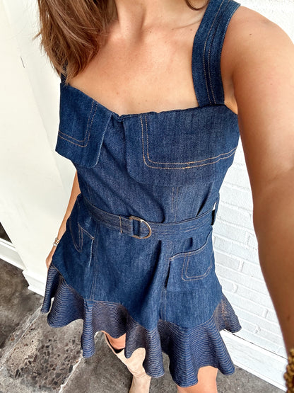 DAKOTA DENIM MINI DRESS