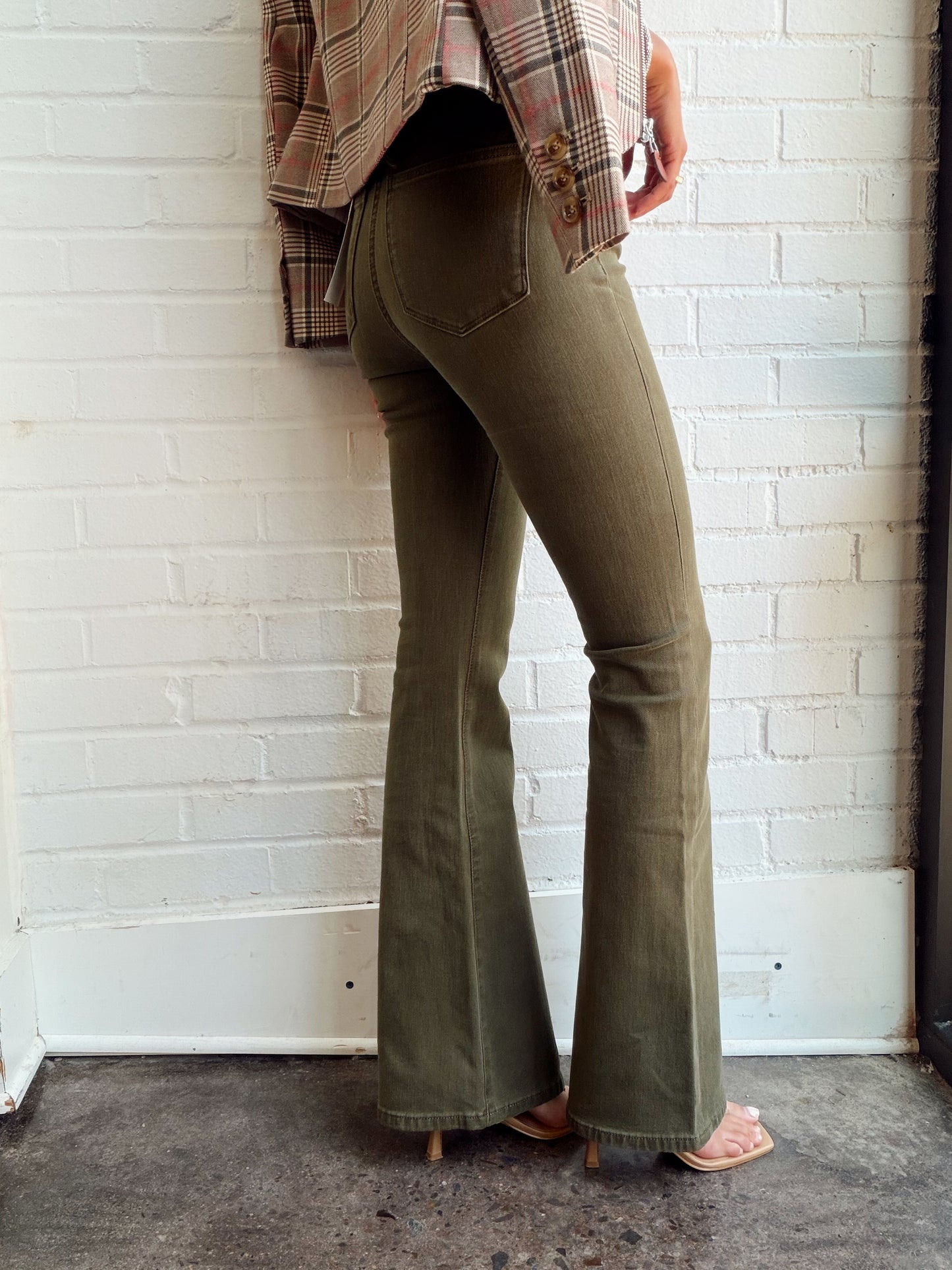 BRIDGET BOOT HIGH RISE INSTASCULPT 31.5"- PINE