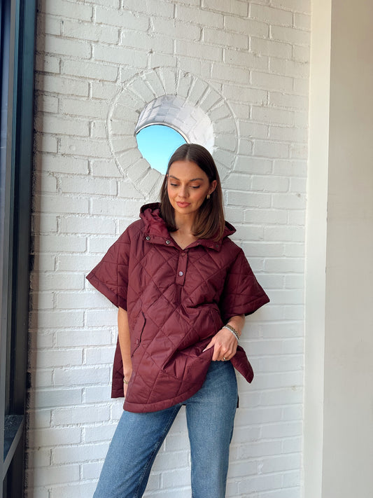 OTIS PUFFER PONCHO