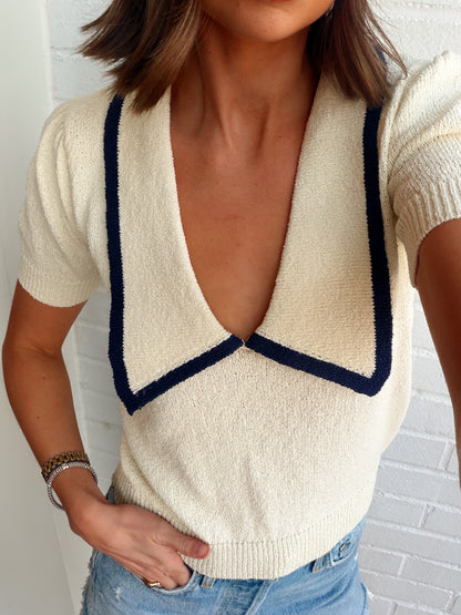 MARINER COLLARED SWEATER