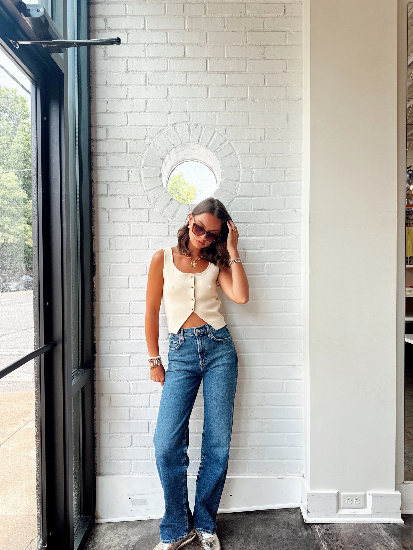 MARA BUTTON DOWN TANK