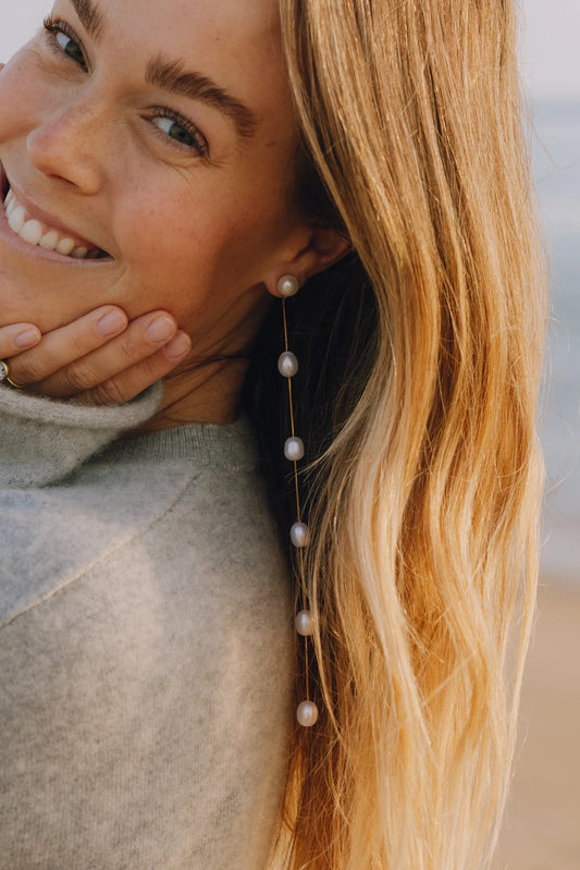 MALIBU PEARL DROP EARRINGS