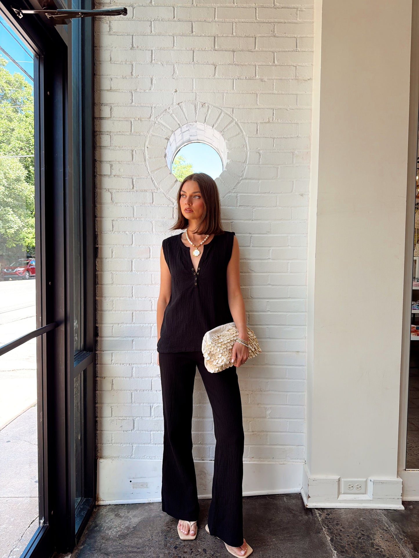 WIDE LEG BEACH PANT