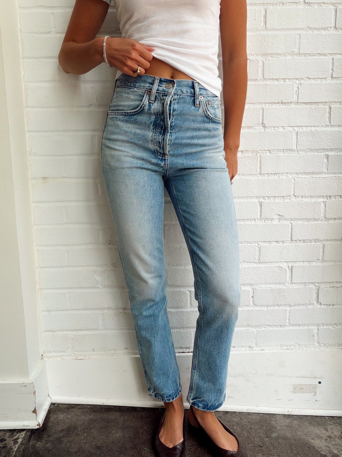 RILEY HIGH RISE STRAIGHT CROP