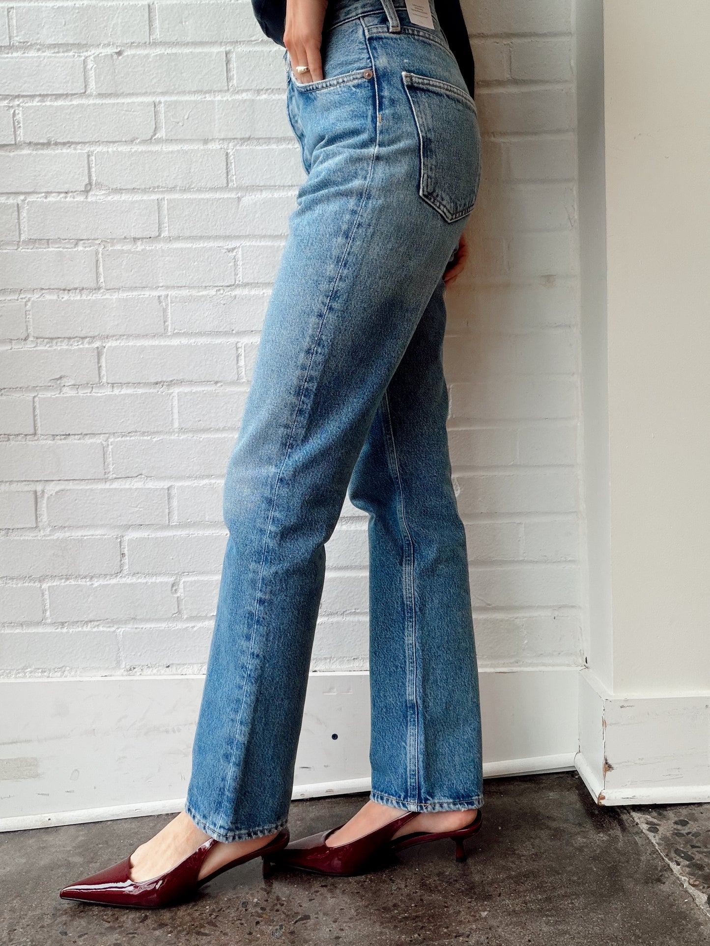 LANA HIGH RISE VINTAGE STRAIGHT - BRINK