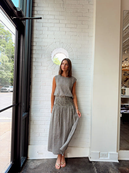 BROOKE GINGHAM SKIRT