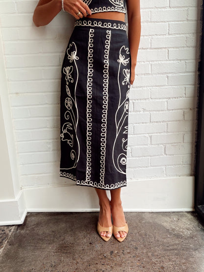SORINA MIDI SKIRT
