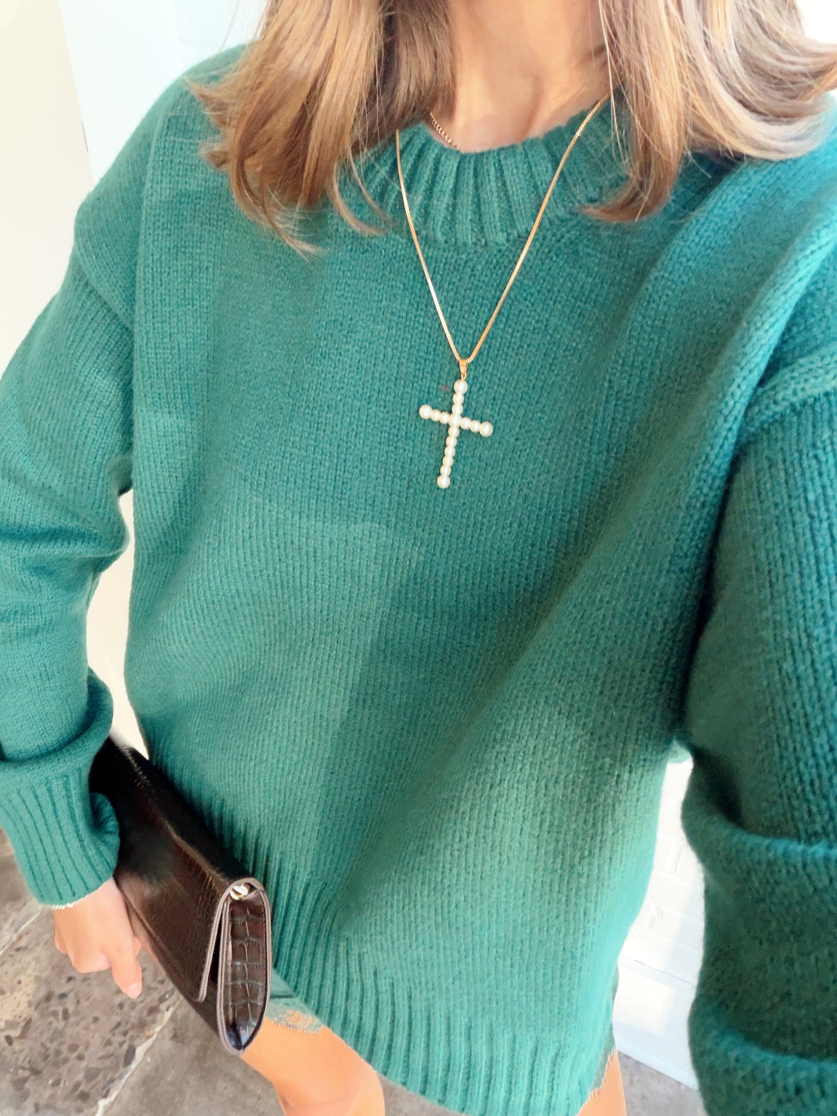 CLOUD SPUN CREW SWEATER