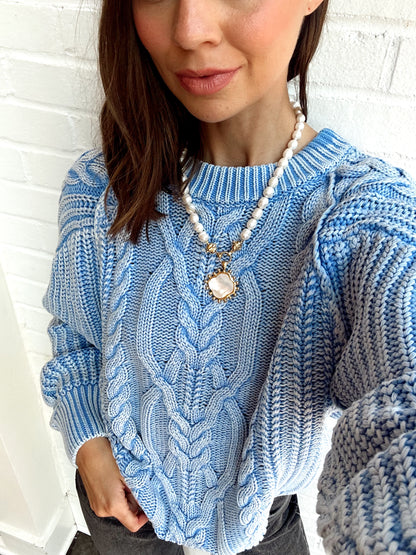 FRANKIE CABLE SWEATER