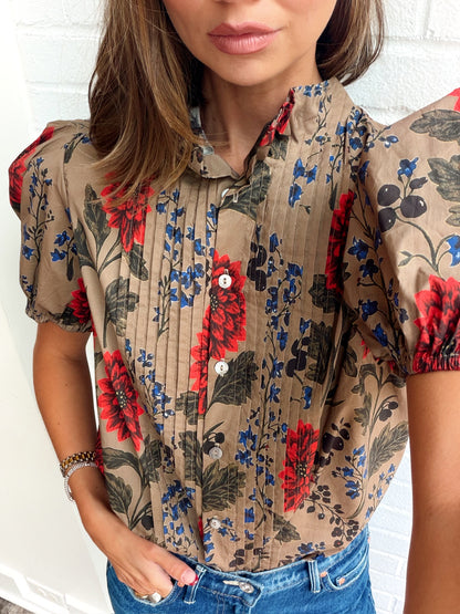 FRANCESCA FLORAL BLOUSE