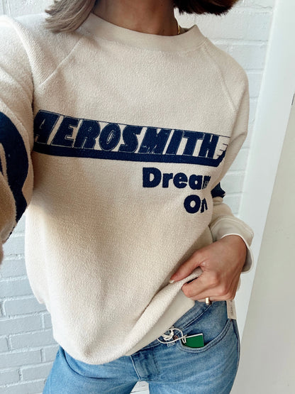 AEROSMITH DREAM ON REVERSE RAGLAN CREW