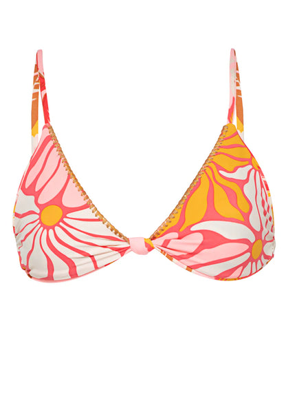 PINK PALMS SAHARA TRIANGLE TOP