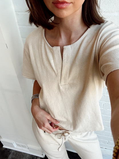 SARAH OVERSIZED SHORT SLEEVE